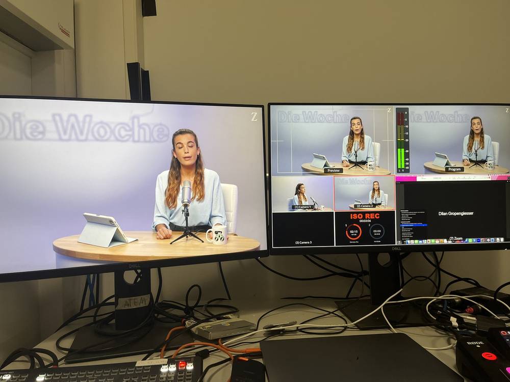 Multiview mit Preview- und Programmbild während der Aufzeichnung